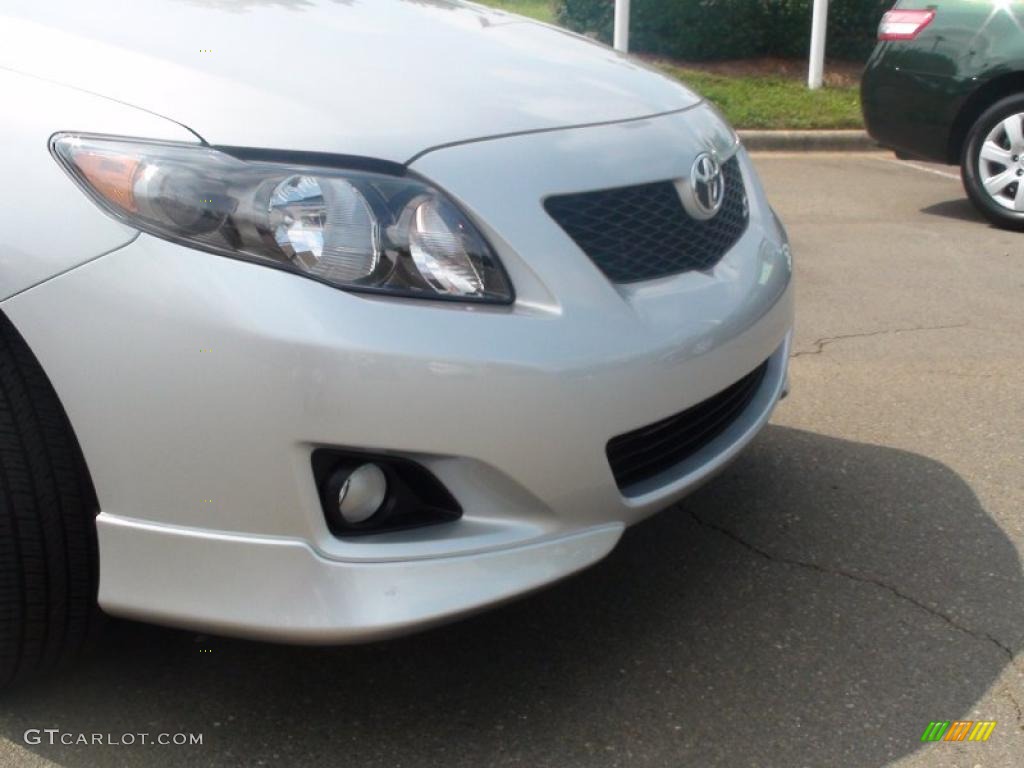2010 Corolla S - Classic Silver Metallic / Dark Charcoal photo #7