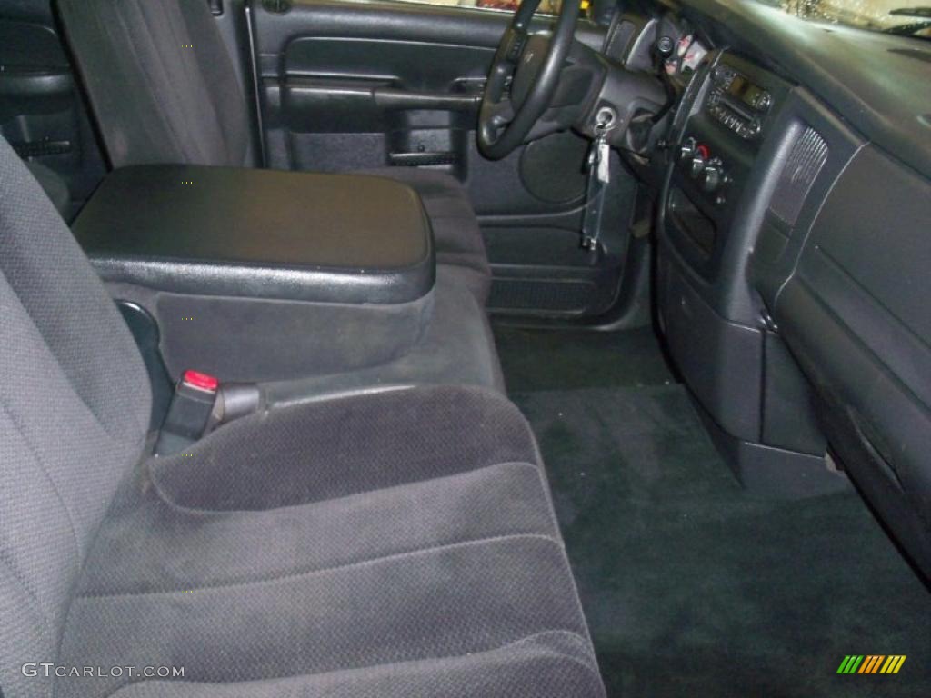 2004 Ram 1500 SLT Quad Cab - Graphite Metallic / Dark Slate Gray photo #21