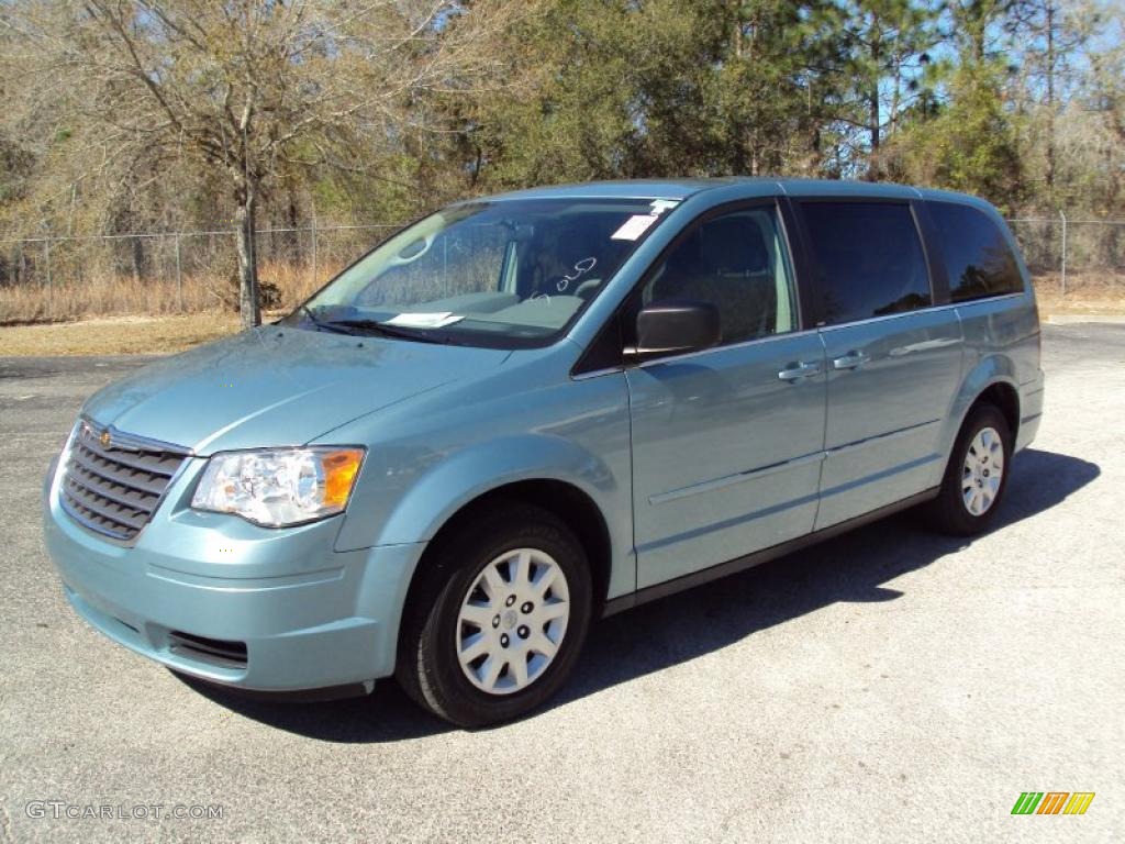 2009 Town & Country LX - Clearwater Blue Pearl / Medium Slate Gray/Light Shale photo #1