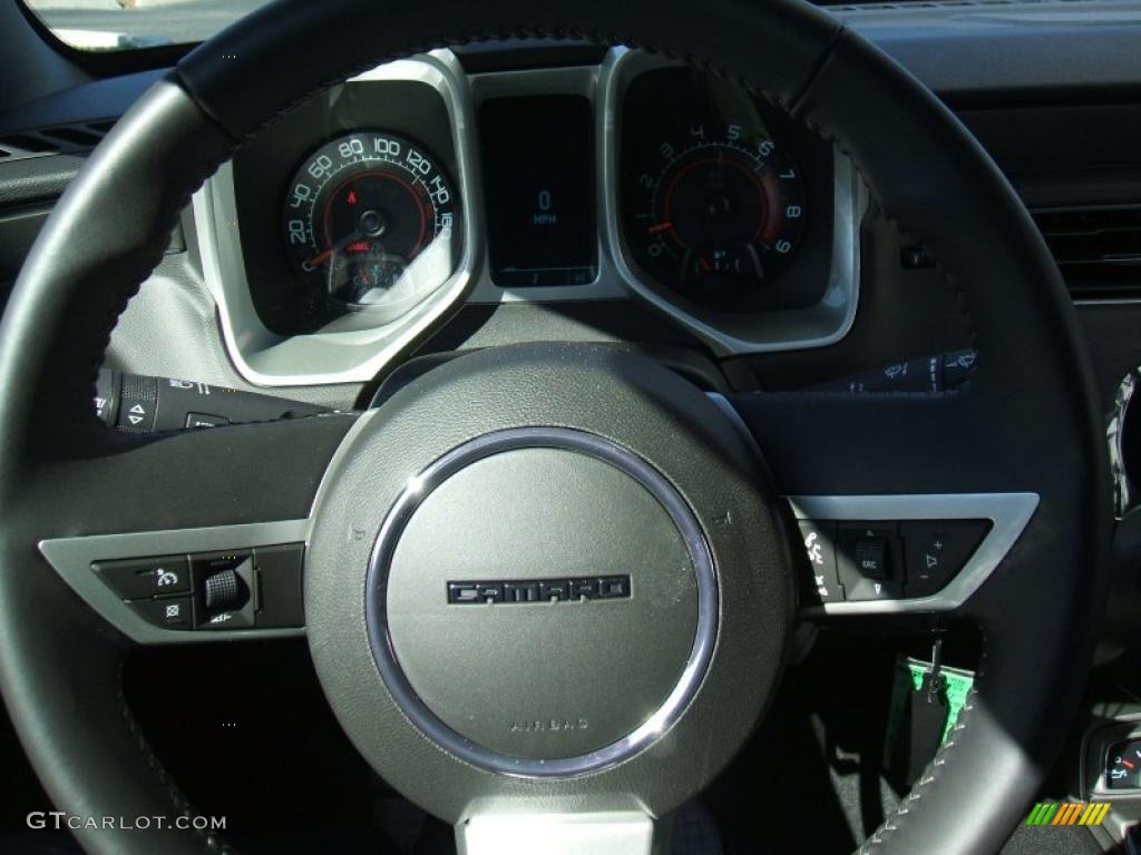 2010 Camaro SS/RS Coupe - Black / Black photo #12