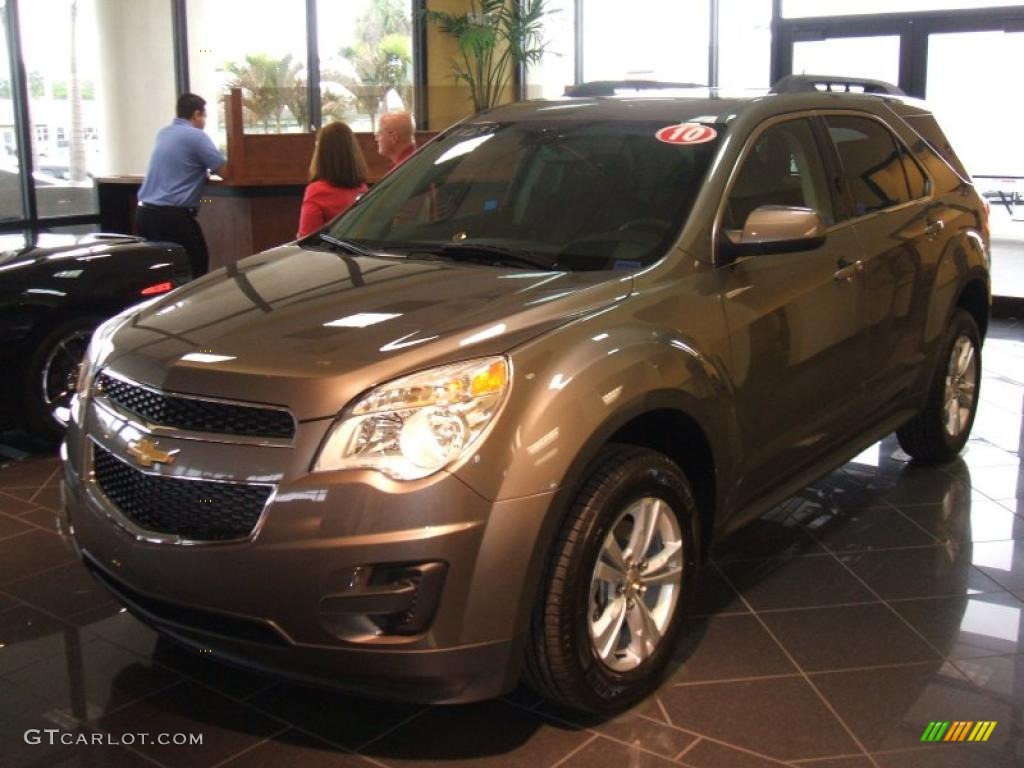 2010 Equinox LT - Mocha Steel Metallic / Jet Black photo #1