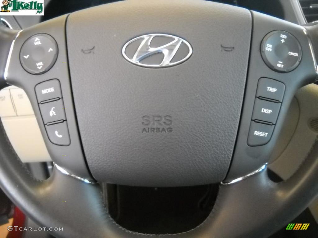 2009 Genesis 3.8 Sedan - Cabernet Red Pearl / Beige photo #19