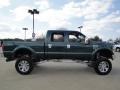 2008 Forest Green Metallic Ford F350 Super Duty Lariat Crew Cab 4x4  photo #2