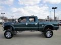 2008 Forest Green Metallic Ford F350 Super Duty Lariat Crew Cab 4x4  photo #6