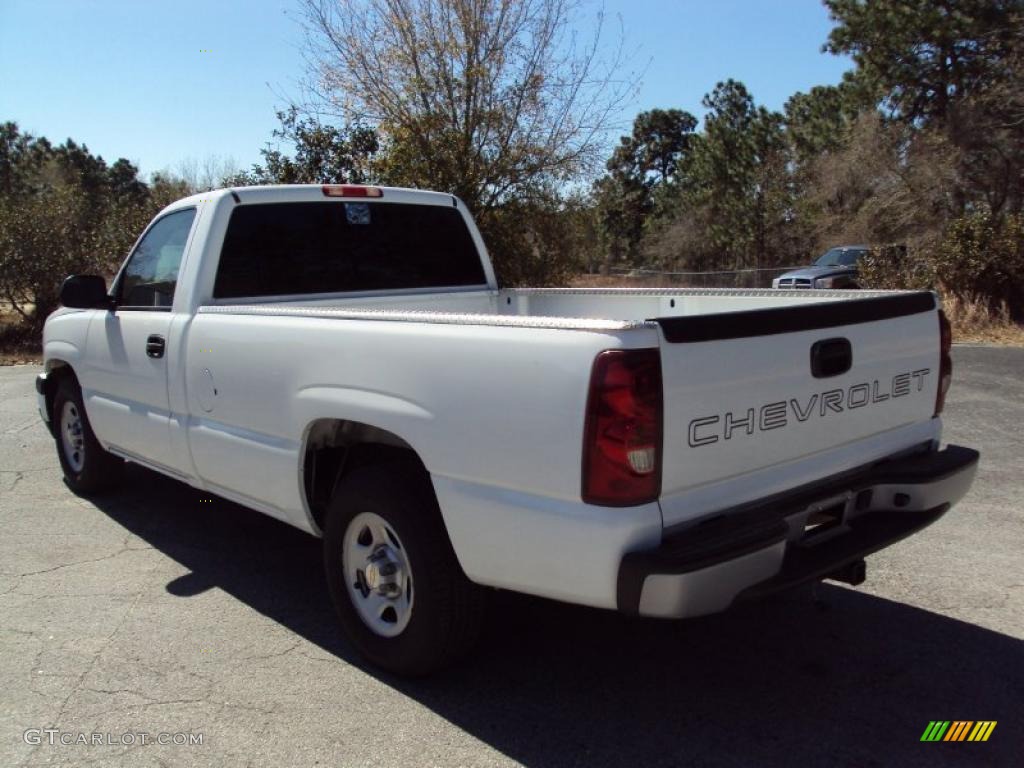 2003 Silverado 1500 Regular Cab - Summit White / Dark Charcoal photo #3