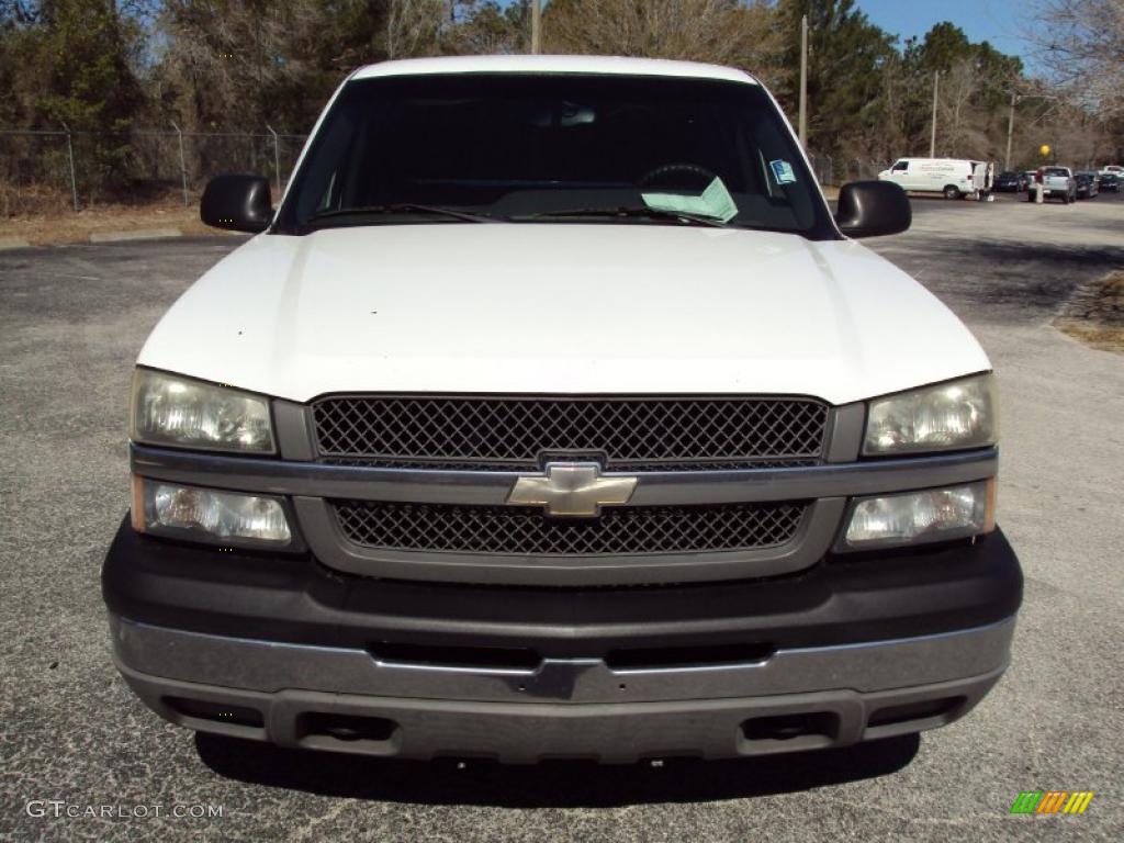 2003 Silverado 1500 Regular Cab - Summit White / Dark Charcoal photo #11