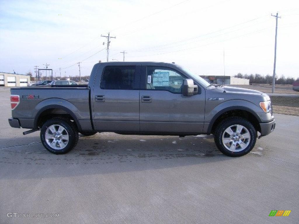 2010 F150 FX4 SuperCrew 4x4 - Sterling Grey Metallic / Black photo #2