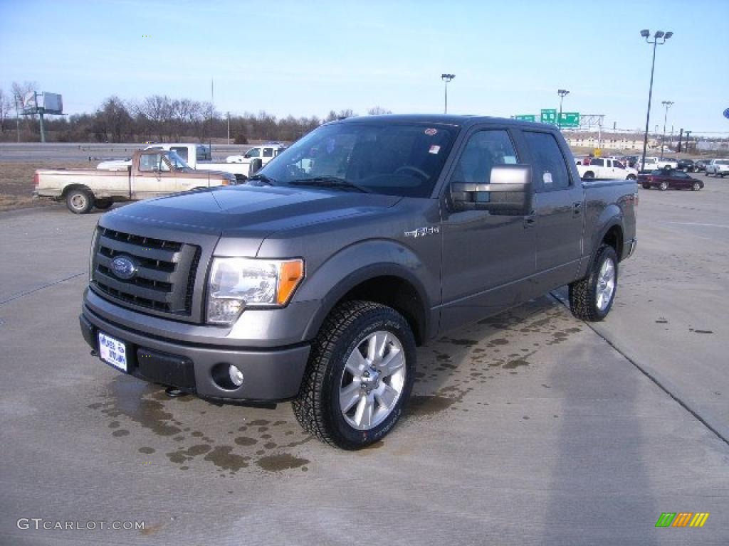 2010 F150 FX4 SuperCrew 4x4 - Sterling Grey Metallic / Black photo #7