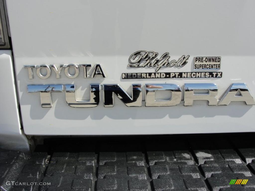 2008 Tundra Double Cab - Super White / Graphite Gray photo #19