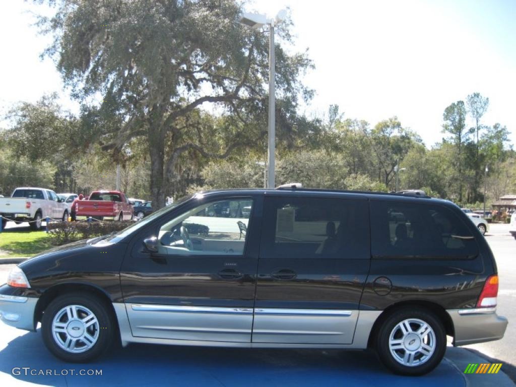 2001 Windstar SEL - Black / Medium Parchment photo #2