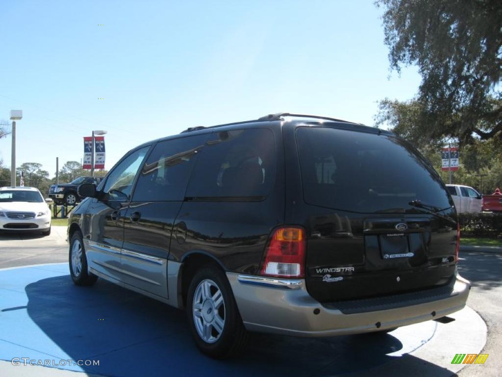 2001 Windstar SEL - Black / Medium Parchment photo #3
