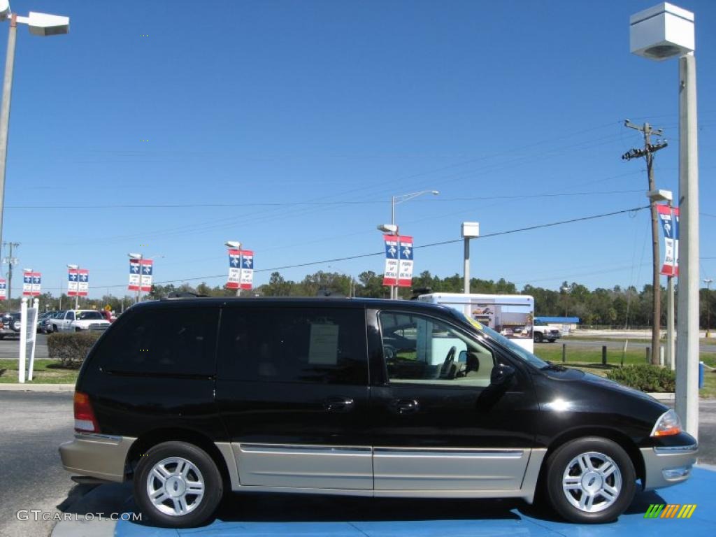 2001 Windstar SEL - Black / Medium Parchment photo #6