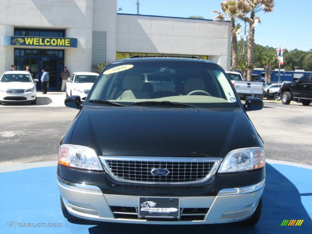 2001 Windstar SEL - Black / Medium Parchment photo #8
