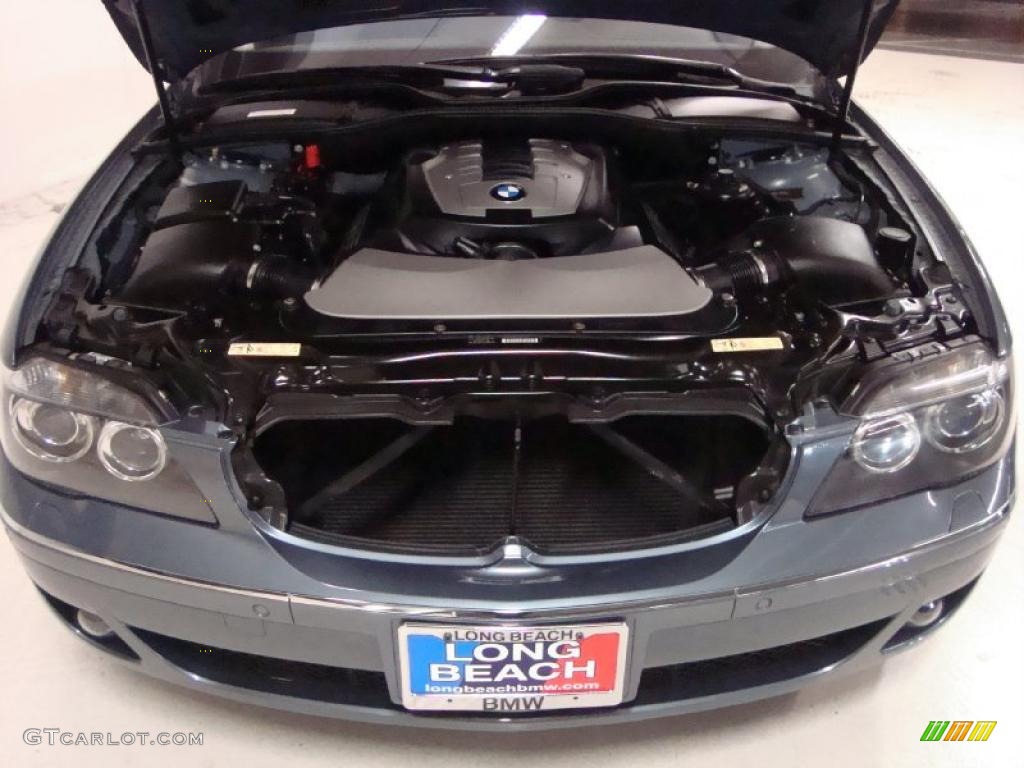 2007 7 Series 750Li Sedan - Monaco Blue Metallic / Flannel Grey photo #16