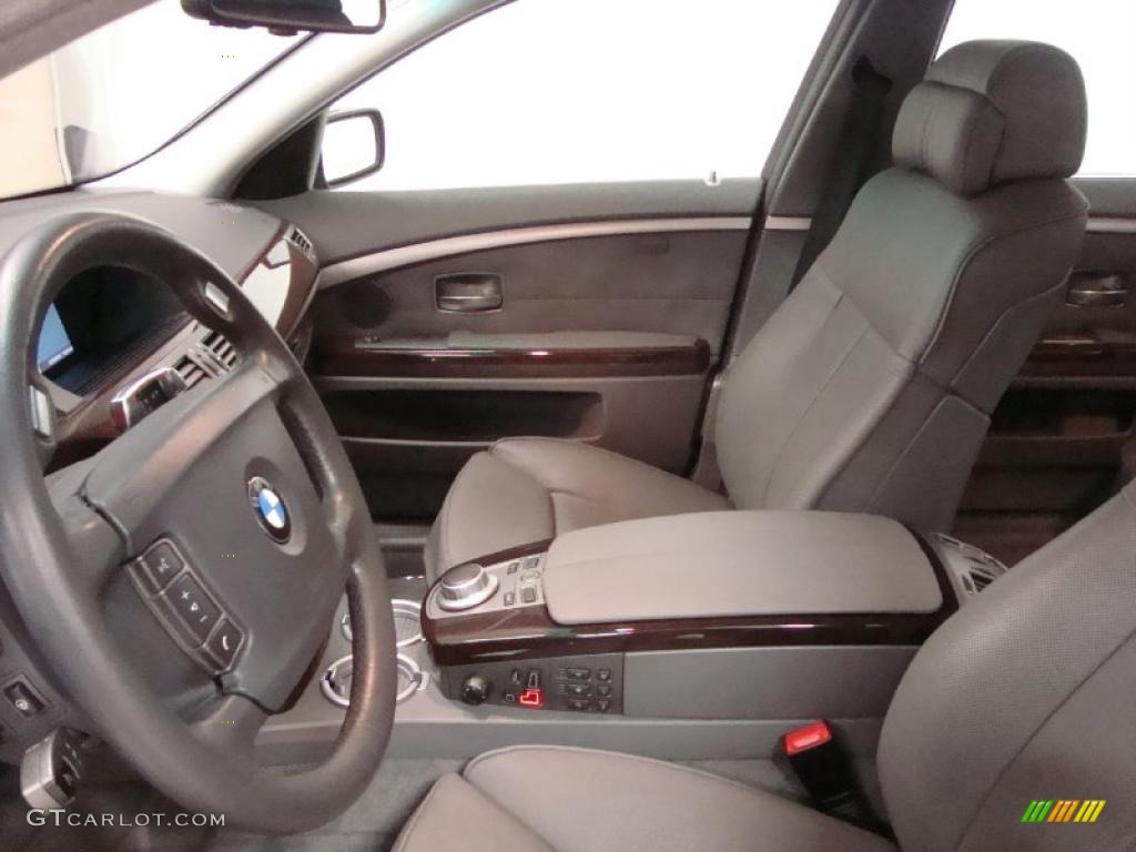 2007 7 Series 750Li Sedan - Monaco Blue Metallic / Flannel Grey photo #19