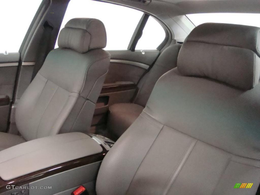 2007 7 Series 750Li Sedan - Monaco Blue Metallic / Flannel Grey photo #20