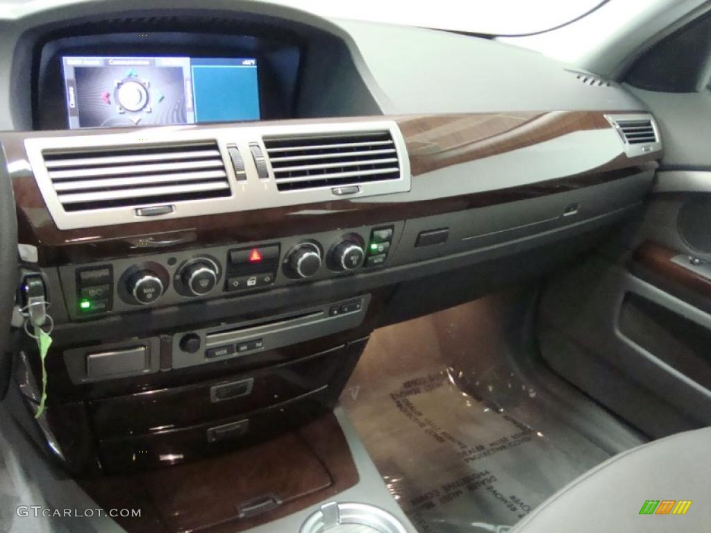 2007 7 Series 750Li Sedan - Monaco Blue Metallic / Flannel Grey photo #36