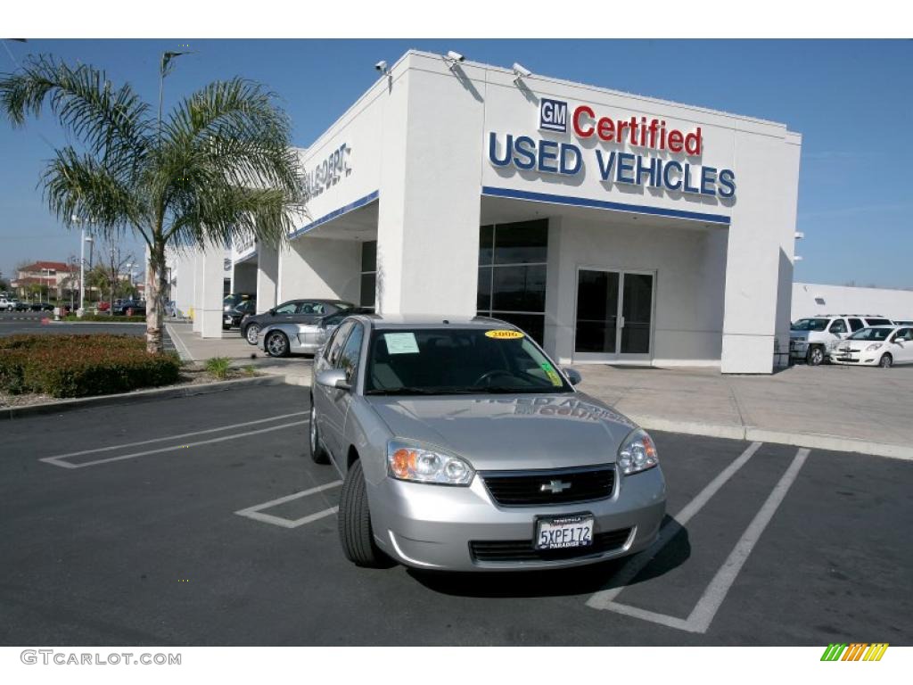 2006 Malibu LT V6 Sedan - Silverstone Metallic / Ebony Black photo #2