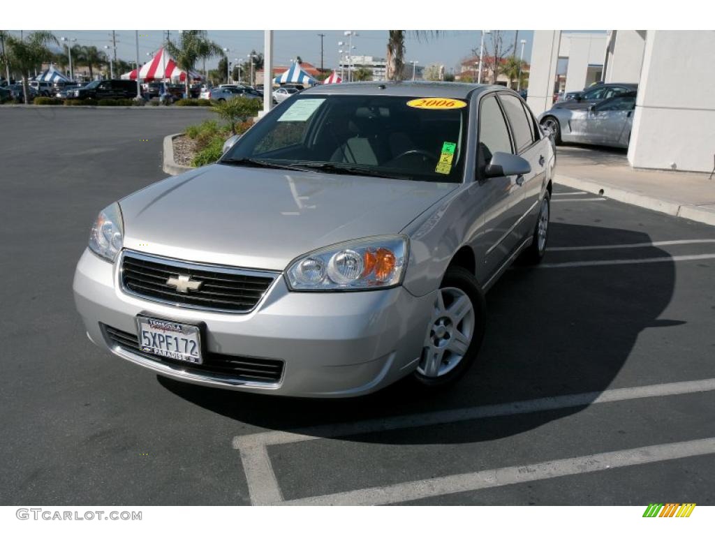2006 Malibu LT V6 Sedan - Silverstone Metallic / Ebony Black photo #4