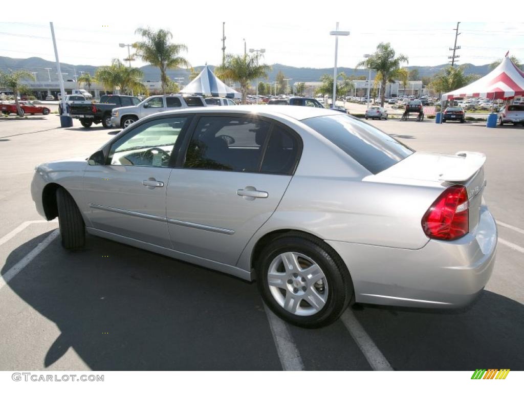 2006 Malibu LT V6 Sedan - Silverstone Metallic / Ebony Black photo #7