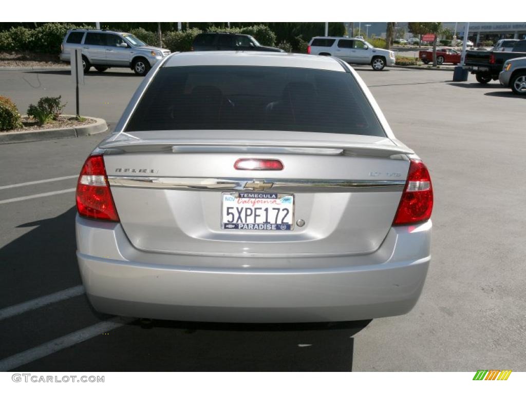 2006 Malibu LT V6 Sedan - Silverstone Metallic / Ebony Black photo #9