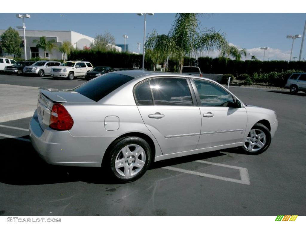 2006 Malibu LT V6 Sedan - Silverstone Metallic / Ebony Black photo #11