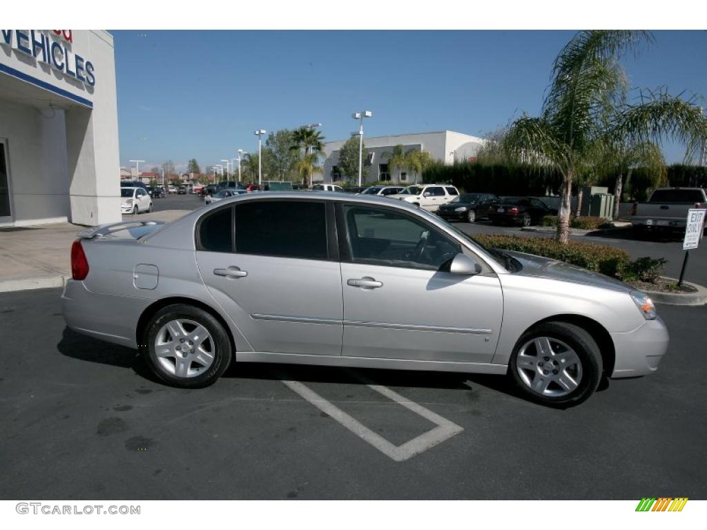2006 Malibu LT V6 Sedan - Silverstone Metallic / Ebony Black photo #12