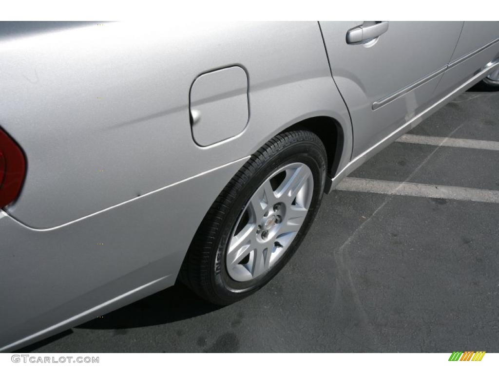2006 Malibu LT V6 Sedan - Silverstone Metallic / Ebony Black photo #14