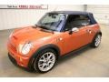 2006 Hot Orange Metallic Mini Cooper S Convertible  photo #4