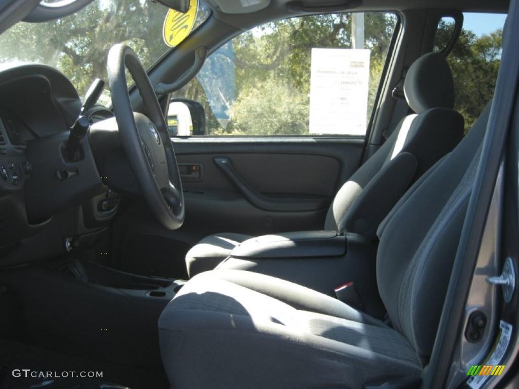 2006 Tundra SR5 Double Cab 4x4 - Phantom Gray Pearl / Light Charcoal photo #10