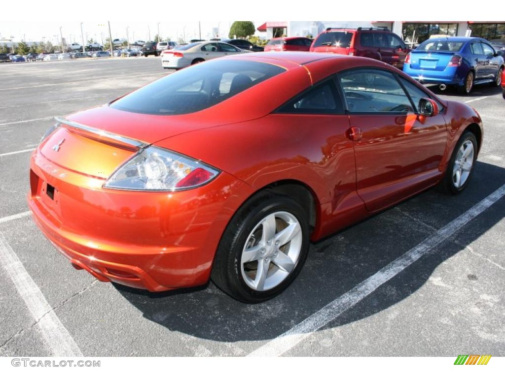 2009 Eclipse GS Coupe - Rave Red Pearl / Dark Charcoal photo #5