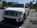 2010 Super White Toyota Tundra Limited CrewMax 4x4  photo #2