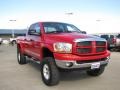 2006 Flame Red Dodge Ram 2500 TRX4 Quad Cab 4x4  photo #4