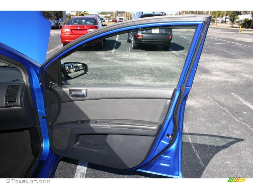 2008 Sentra SE-R - Sapphire Blue / SE-R Charcoal photo #13