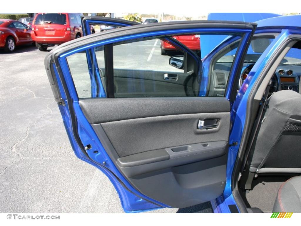 2008 Sentra SE-R - Sapphire Blue / SE-R Charcoal photo #17