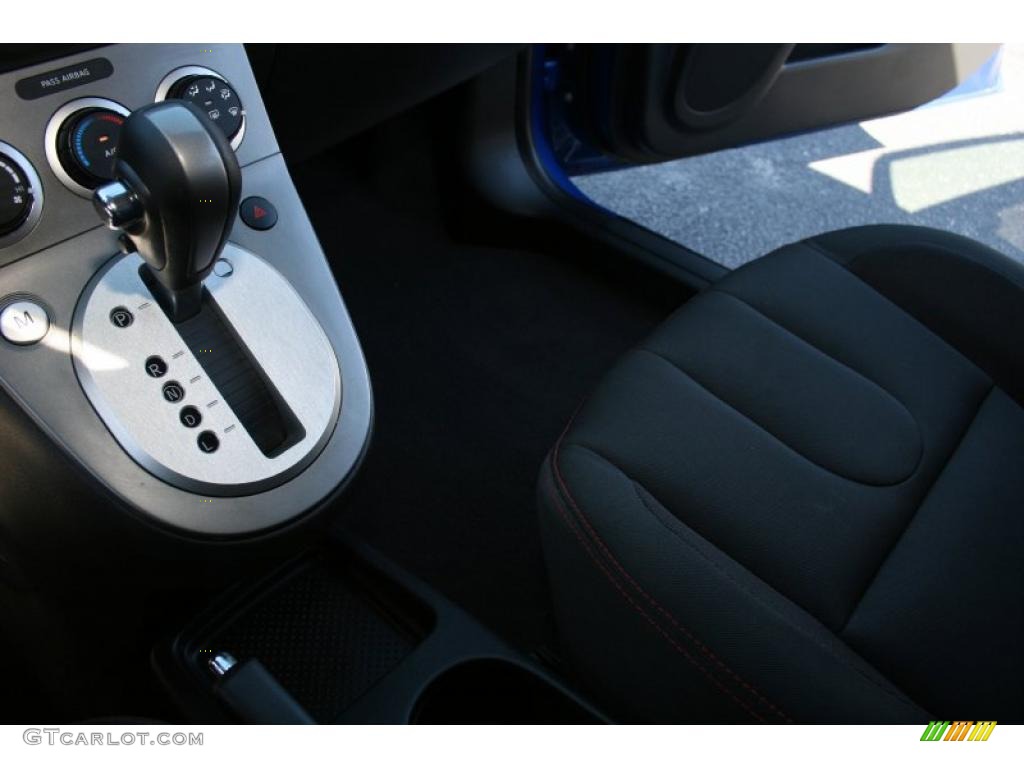 2008 Sentra SE-R - Sapphire Blue / SE-R Charcoal photo #32