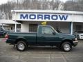 1998 Deep Emerald Green Metallic Ford Ranger XLT Regular Cab #26355549