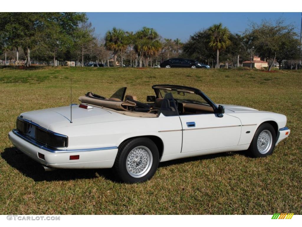 1994 XJ XJS Convertible - New Glacier White / Tan photo #5