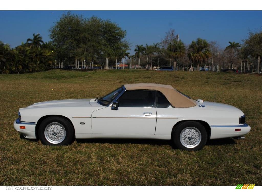 1994 XJ XJS Convertible - New Glacier White / Tan photo #6