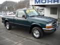 1998 Deep Emerald Green Metallic Ford Ranger XLT Regular Cab  photo #18