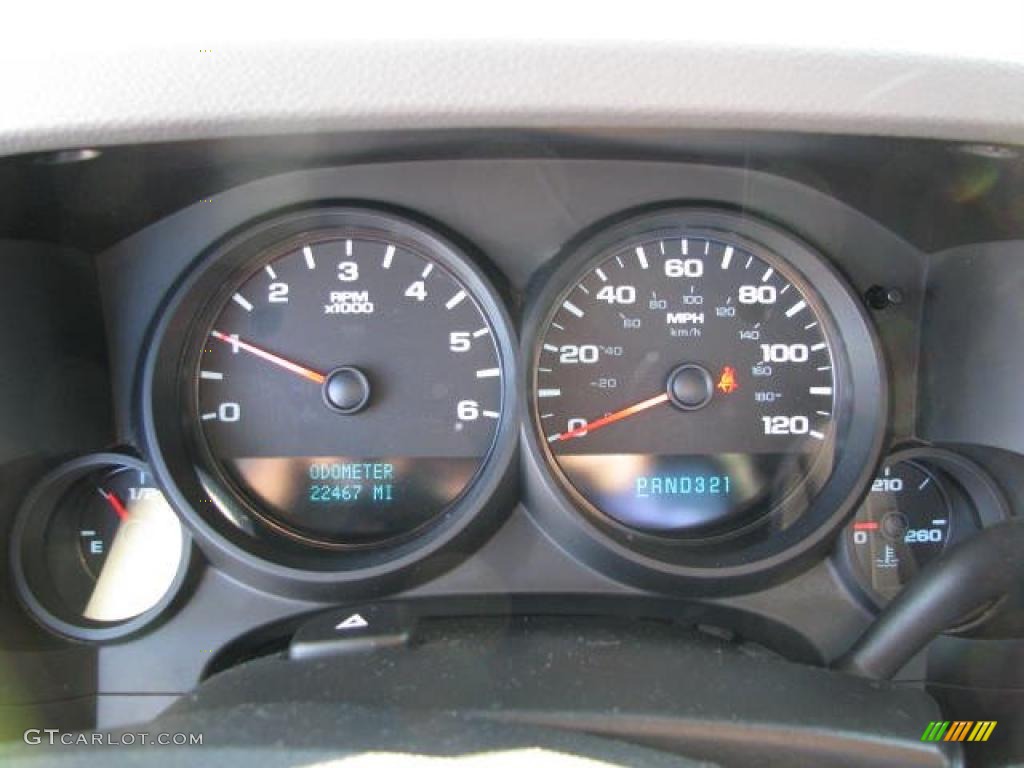 2008 Silverado 1500 Work Truck Regular Cab - Summit White / Dark Titanium photo #9