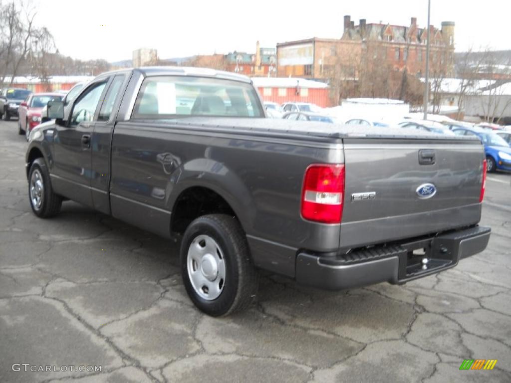 2005 F150 XL Regular Cab - Dark Shadow Grey Metallic / Medium Flint Grey photo #4