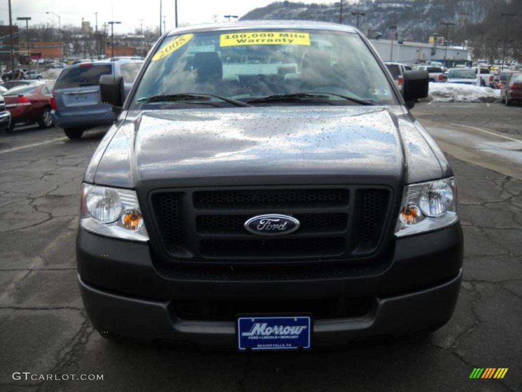 2005 F150 XL Regular Cab - Dark Shadow Grey Metallic / Medium Flint Grey photo #19