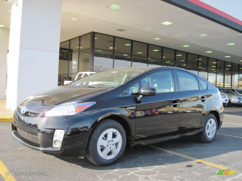 2010 Prius Hybrid II - Black / Dark Gray photo #1