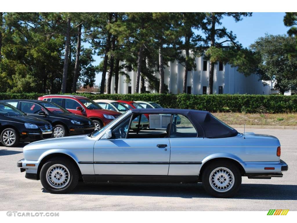 1990 3 Series 325Ci Convertible - Glacier Blue Metallic / Blue photo #2