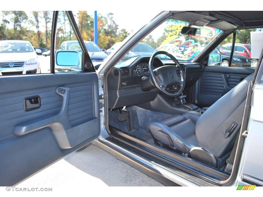 1990 3 Series 325Ci Convertible - Glacier Blue Metallic / Blue photo #13