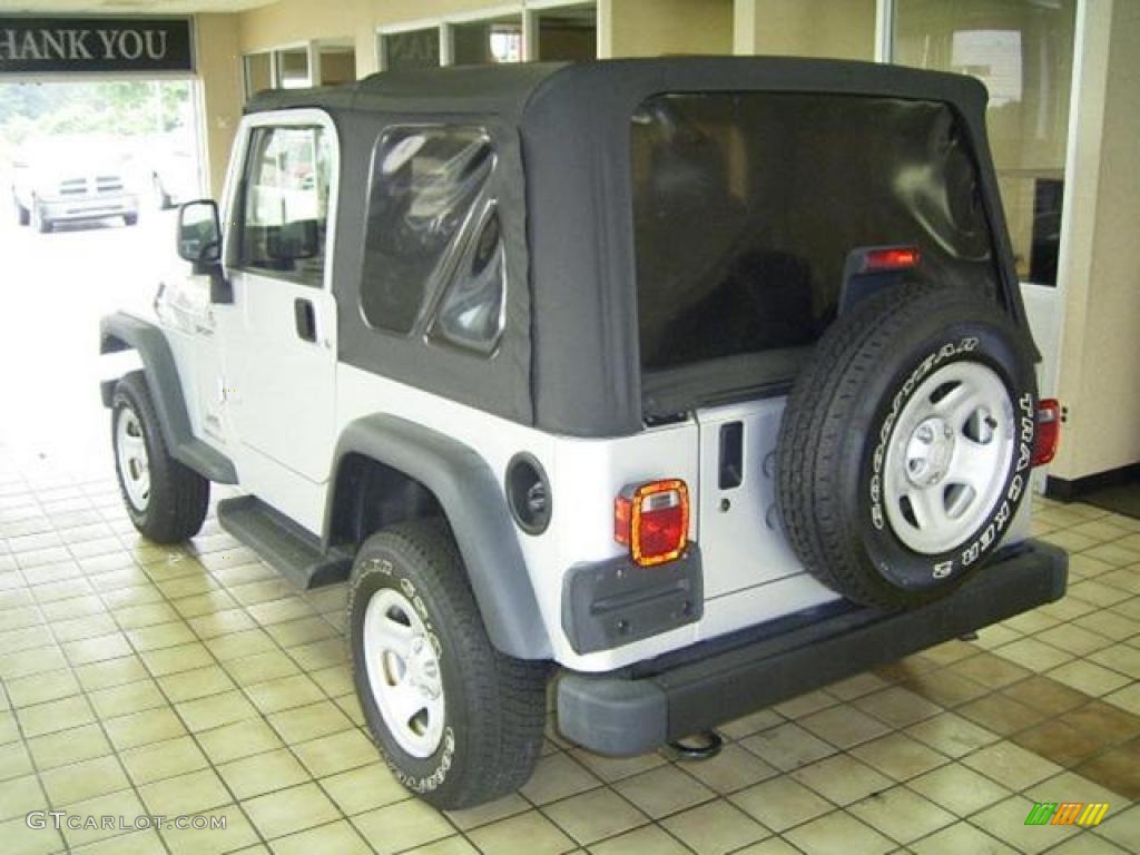 2006 Wrangler Sport 4x4 - Bright Silver Metallic / Dark Slate Gray photo #5