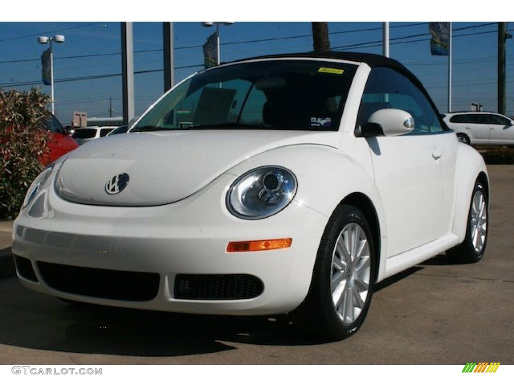 2010 New Beetle 2.5 Convertible - Candy White / Black photo #4