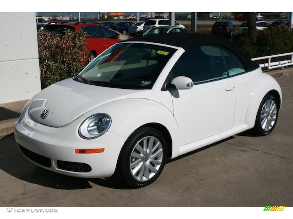 2010 New Beetle 2.5 Convertible - Candy White / Black photo #5
