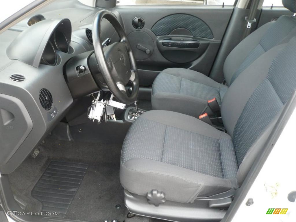 2006 Aveo LS Sedan - Summit White / Charcoal photo #8